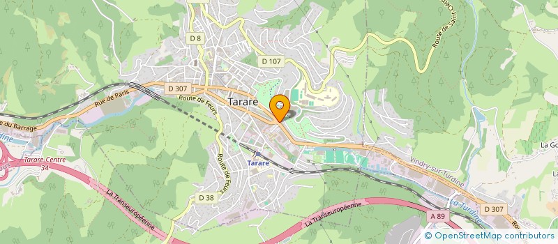 localisation de l'entreprise BARKAOUI à TARARE