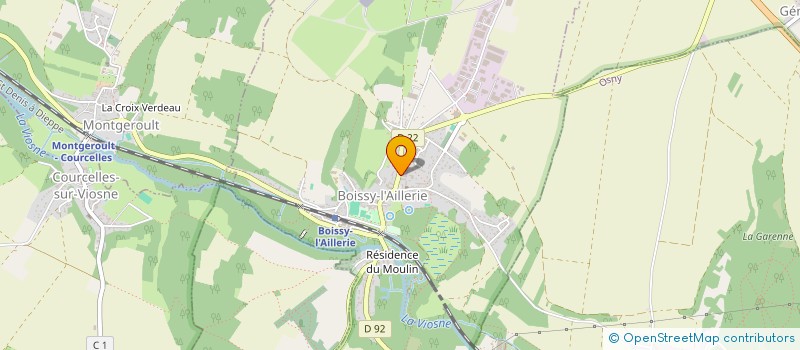 localisation de l'entreprise BARKAUTO OCCASIONS  BOISSY-L'AILLERIE