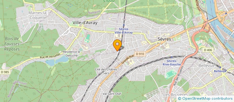 localisation de l'entreprise BARKEDO V  VILLE-D'AVRAY