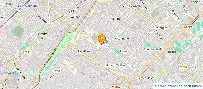 localisation de l'entreprise BARKETTE  ROUBAIX