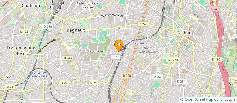 localisation de l'entreprise BARKINA à BAGNEUX