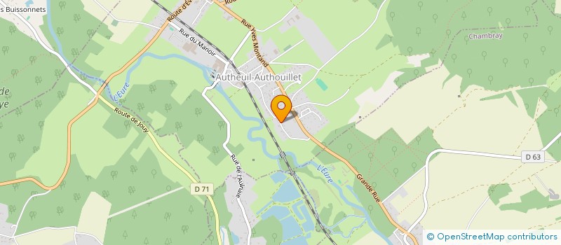 localisation de l'entreprise BARKS à AUTHEUIL-AUTHOUILLET