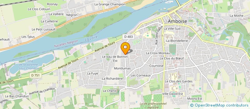 localisation de l'entreprise BARLAB  AMBOISE