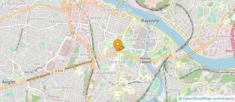 localisation de l'entreprise BARLAND (STE D'EXPL. DES ETABLISSEMENTS) à BAYONNE