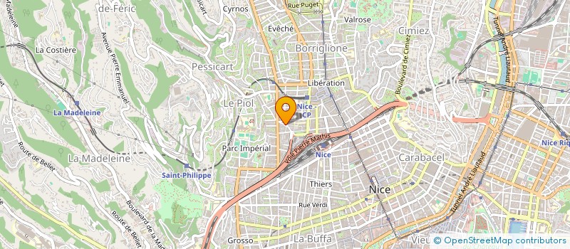 localisation de l'entreprise BARLAT  NICE