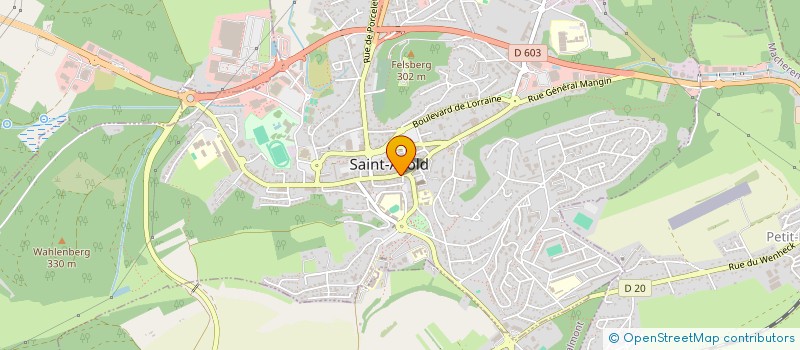 localisation de l'entreprise BARLAU SARL à SAINT-AVOLD