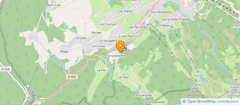 localisation de l'entreprise BARLET TRAVAUX PUBLICS à LES GETS