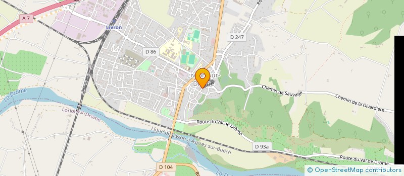 localisation de l'entreprise BARLETIMMO  LIVRON-SUR-DROME