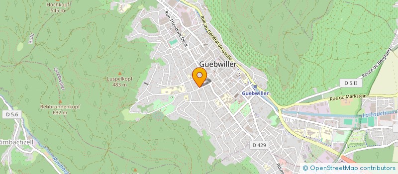 localisation de l'entreprise BARLO DISTRIBUTION à GUEBWILLER