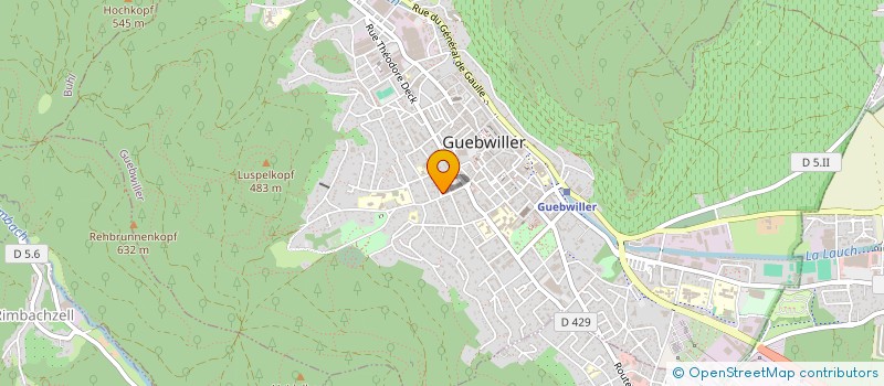 localisation de l'entreprise BARLO RENT  GUEBWILLER