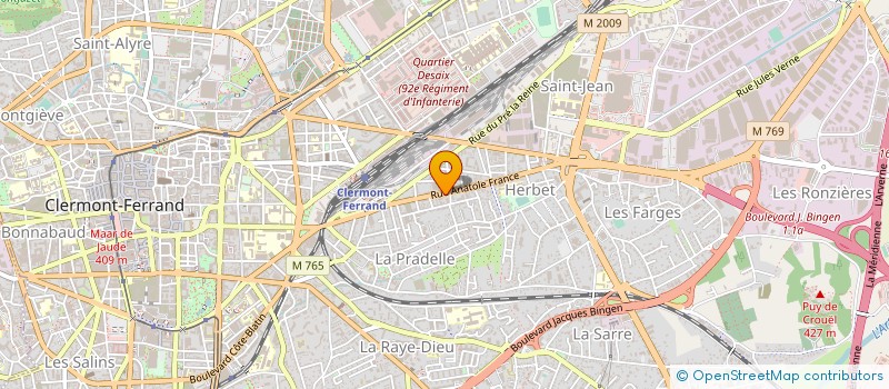 localisation de l'entreprise BARLOT DUBLET  CLERMONT-FERRAND