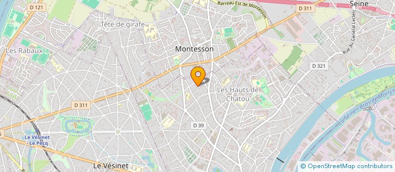 localisation de l'entreprise BARLY  CHATOU