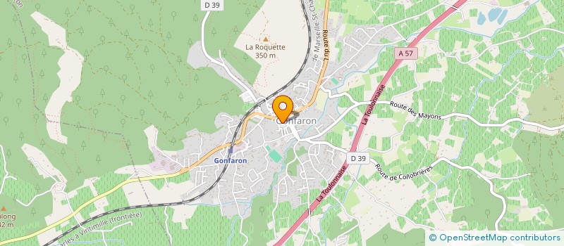 localisation de l'entreprise BARMA  GONFARON