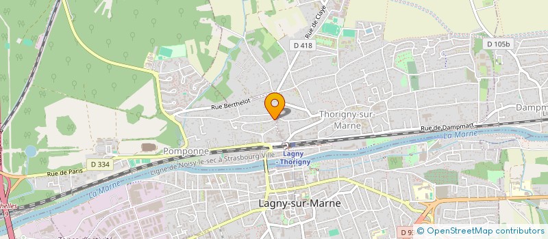 localisation de l'entreprise BARMADE  LAGNY-SUR-MARNE