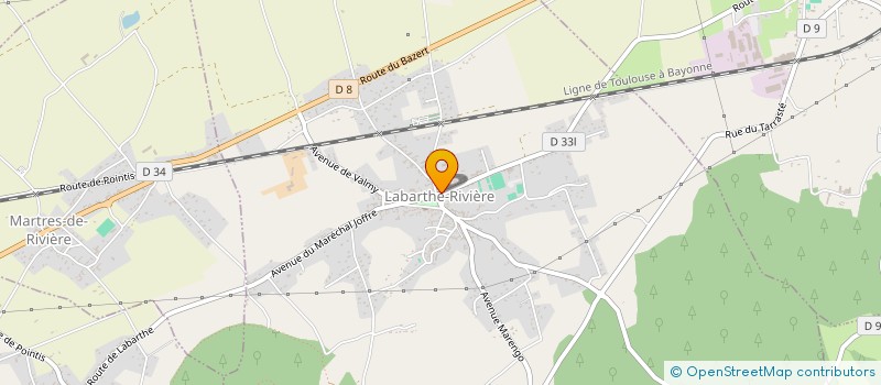 localisation de l'entreprise BARMATPIE  LABARTHE-RIVIERE