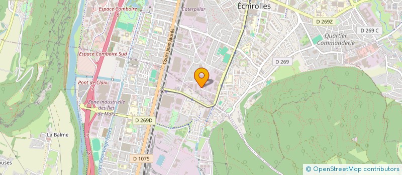 localisation de l'entreprise BARMELEC à ECHIROLLES