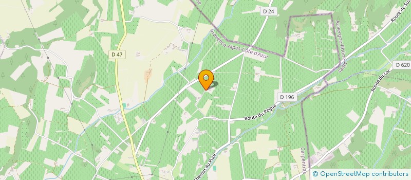 localisation de l'entreprise BARMENTLO à VALREAS