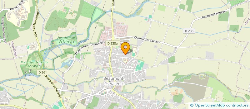 localisation de l'entreprise BARN'IMMO à BEAUMONT-LES-VALENCE