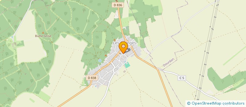 localisation de l'entreprise BARN RECORDS à LES GRANGES-LE-ROI