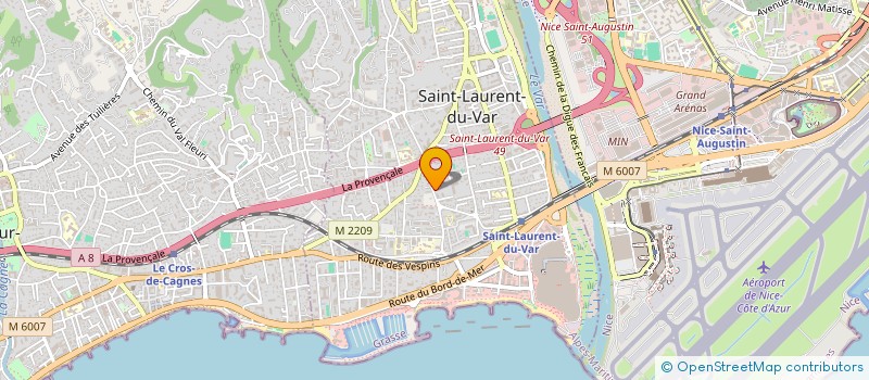 localisation de l'entreprise BARNA à SAINT-LAURENT-DU-VAR