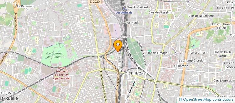 localisation de l'entreprise BARNABE à ORLEANS