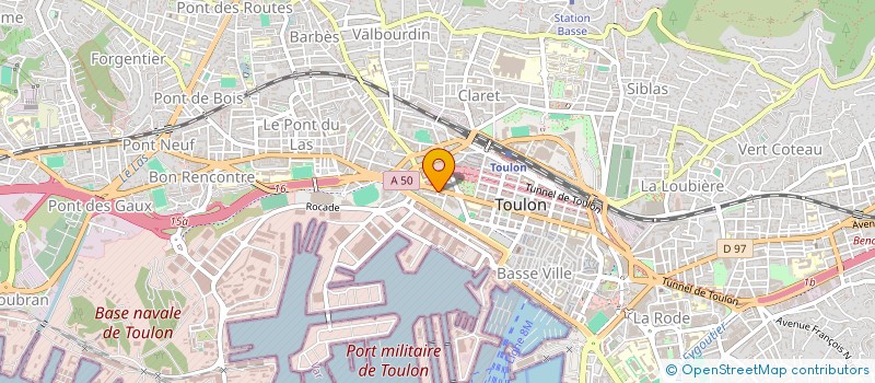 localisation de l'entreprise BARNABE  TOULON