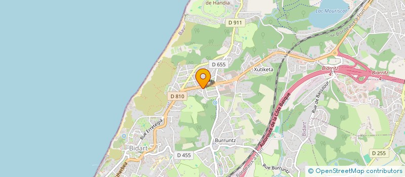 localisation de l'entreprise BARNABE à BIDART