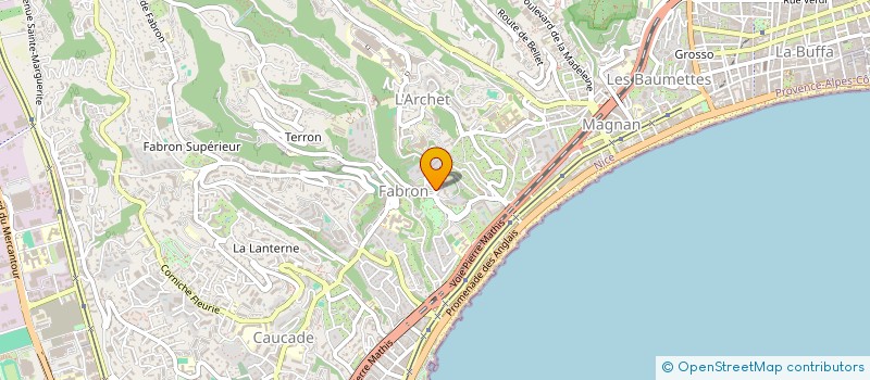 localisation de l'entreprise BARNABE  NICE