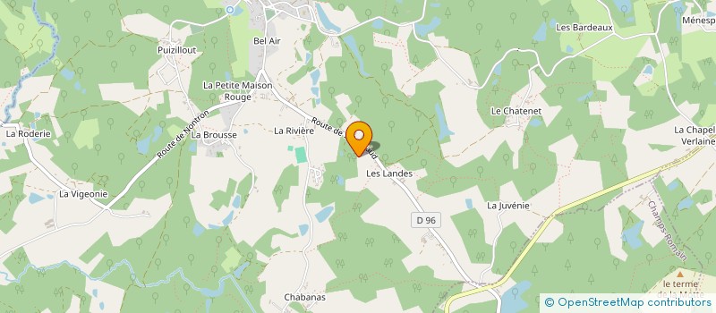 localisation de l'entreprise BARNABE CHEPEAU  ABJAT-SUR-BANDIAT