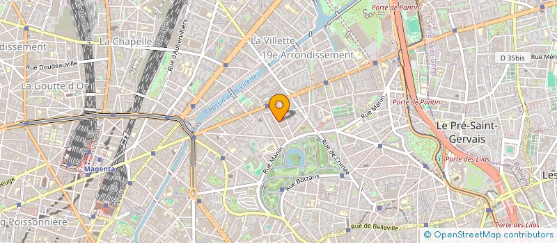 localisation de l'entreprise BARNABE MOINARD PHOTOGRAPHIES  PARIS