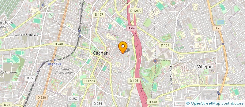 localisation de l'entreprise BARNABO  CACHAN