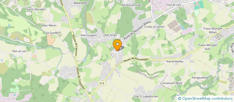 localisation de l'entreprise BARNANDOUR  PERROS-GUIREC