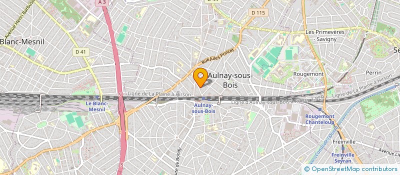 localisation de l'entreprise BARNAT IMMO à AULNAY-SOUS-BOIS