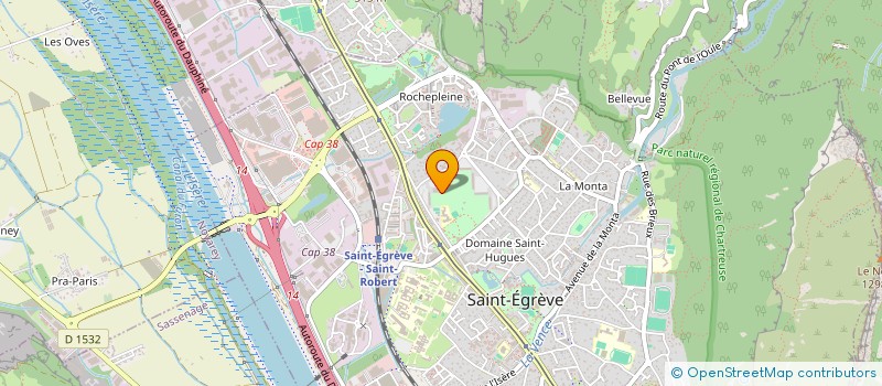 localisation de l'entreprise BARNAVE ORTHO  SAINT-EGREVE