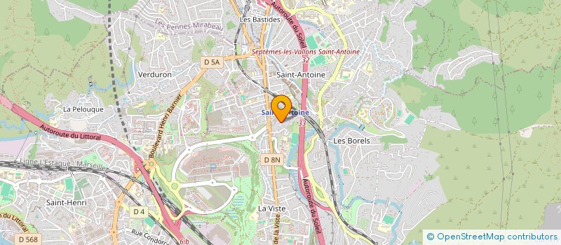 localisation de l'entreprise BARNEL à MARSEILLE