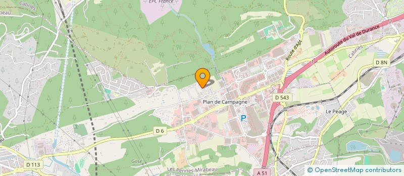 localisation de l'entreprise BARNEOUD WASQUEHAL à LES PENNES MIRABEAU
