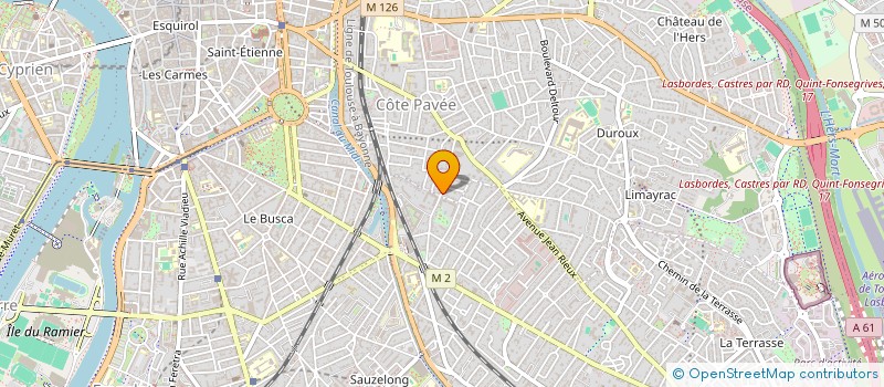 localisation de l'entreprise BARNES HOLDING à TOULOUSE
