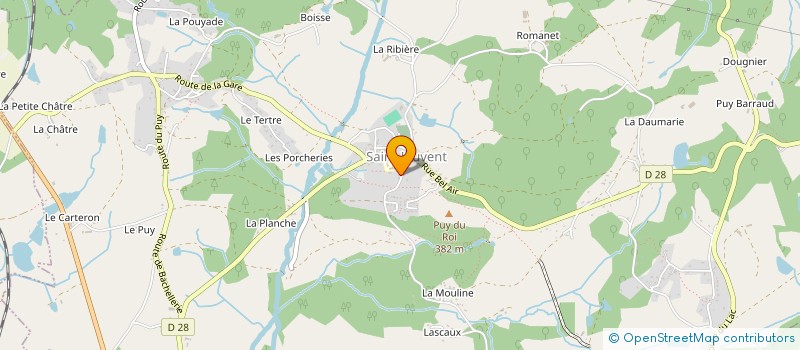 localisation de l'entreprise BARNET FABIEN à SAINT-JOUVENT