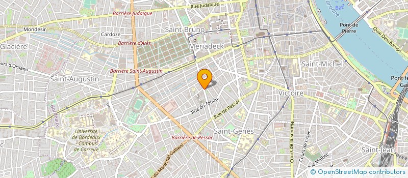 localisation de l'entreprise BARNETO CYCLES à BORDEAUX