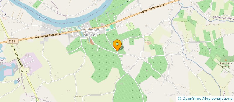 localisation de l'entreprise BARNFIELD CONSTRUCTION  LE TEMPLE-SUR-LOT