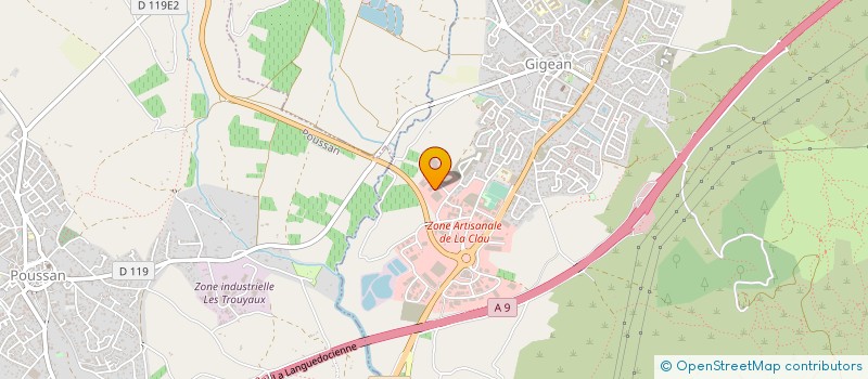 localisation de l'entreprise BARNHILLS  GIGEAN
