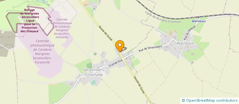 localisation de l'entreprise BARNI-NOYELLES à SERANVILLERS-FORENVILLE