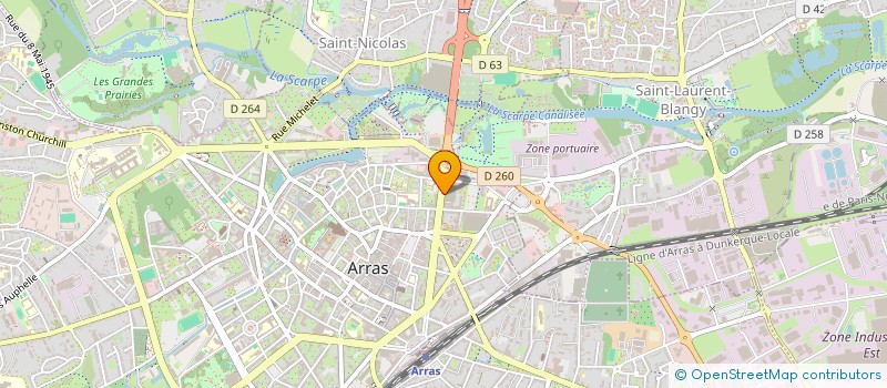localisation de l'entreprise BARNIE BASTIEN INDIVISION à ARRAS