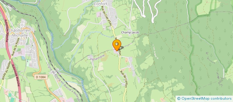 localisation de l'entreprise BARNIER ET FILS PAYSAGE à VALSERHONE