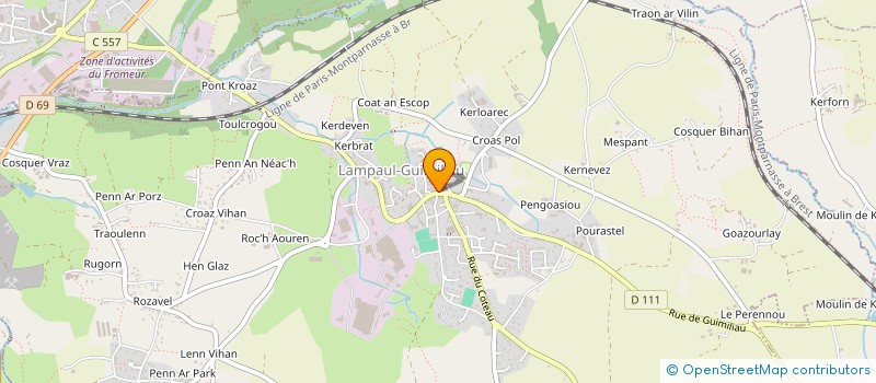 localisation de l'entreprise BARNIT  PLOUGOURVEST