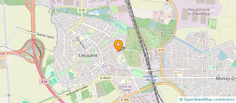 localisation de l'entreprise BARNOUCET  LIEUSAINT