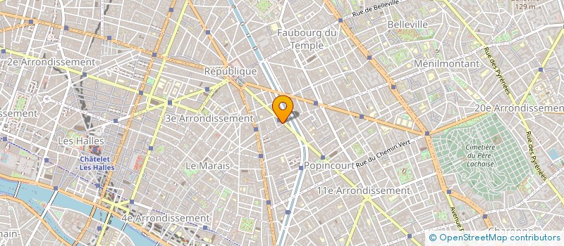 localisation de l'entreprise BARO 11  PARIS