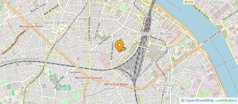 localisation de l'entreprise BARO  BORDEAUX