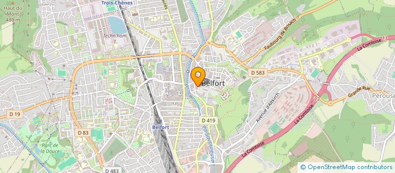 localisation de l'entreprise BAROC à BELFORT