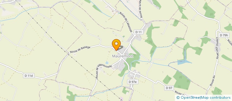 localisation de l'entreprise BAROC  MAUREMONT